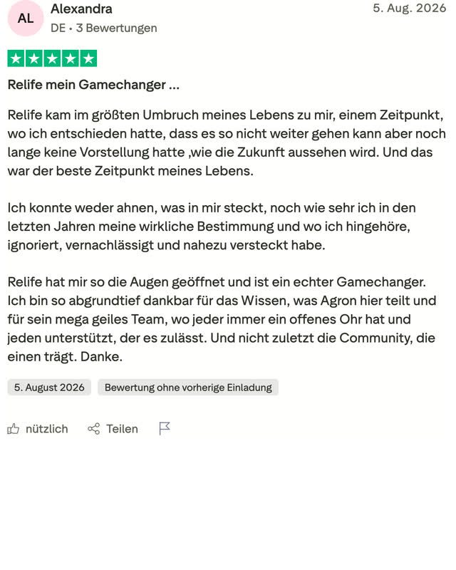 Bewertung auf Trustpilot