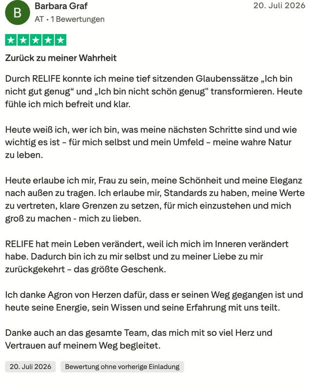 Bewertung auf Trustpilot
