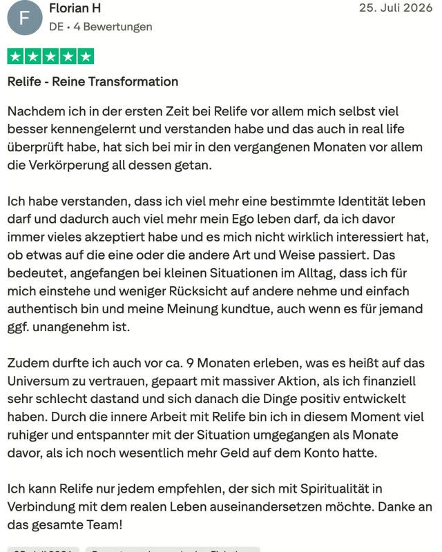 Bewertung auf Trustpilot