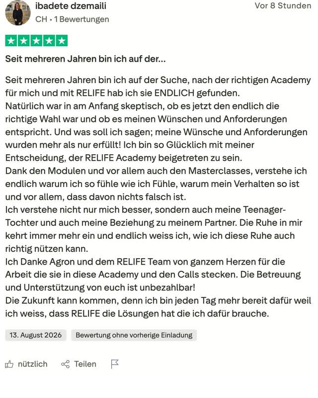 Bewertung auf Trustpilot