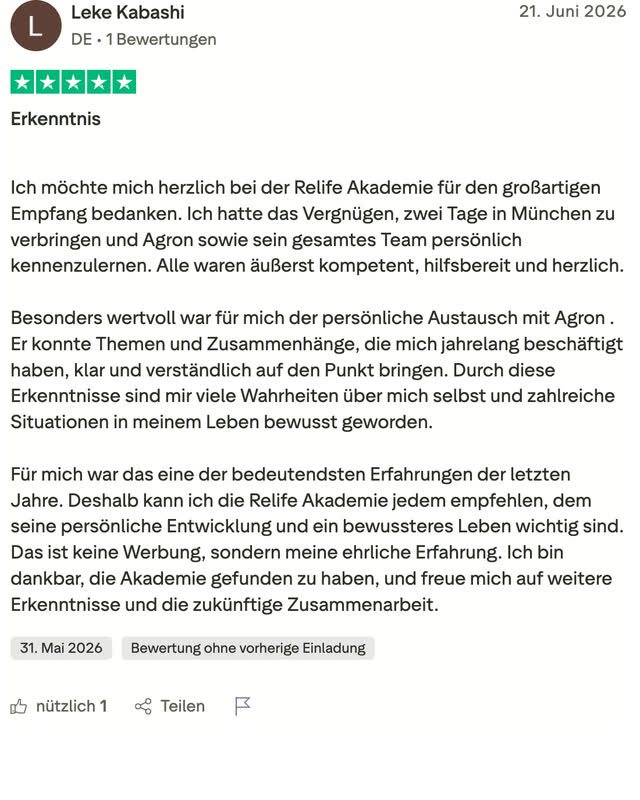 Bewertung auf Trustpilot