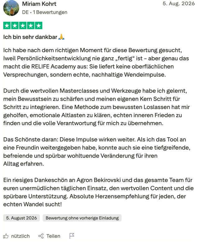 Bewertung auf Trustpilot
