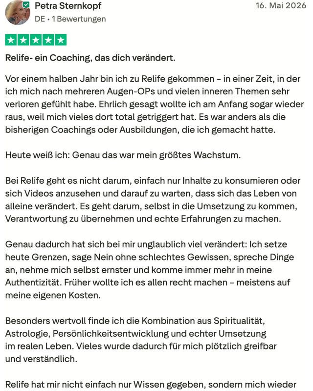Bewertung auf Trustpilot