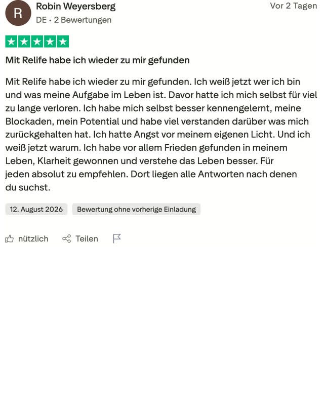 Bewertung auf Trustpilot